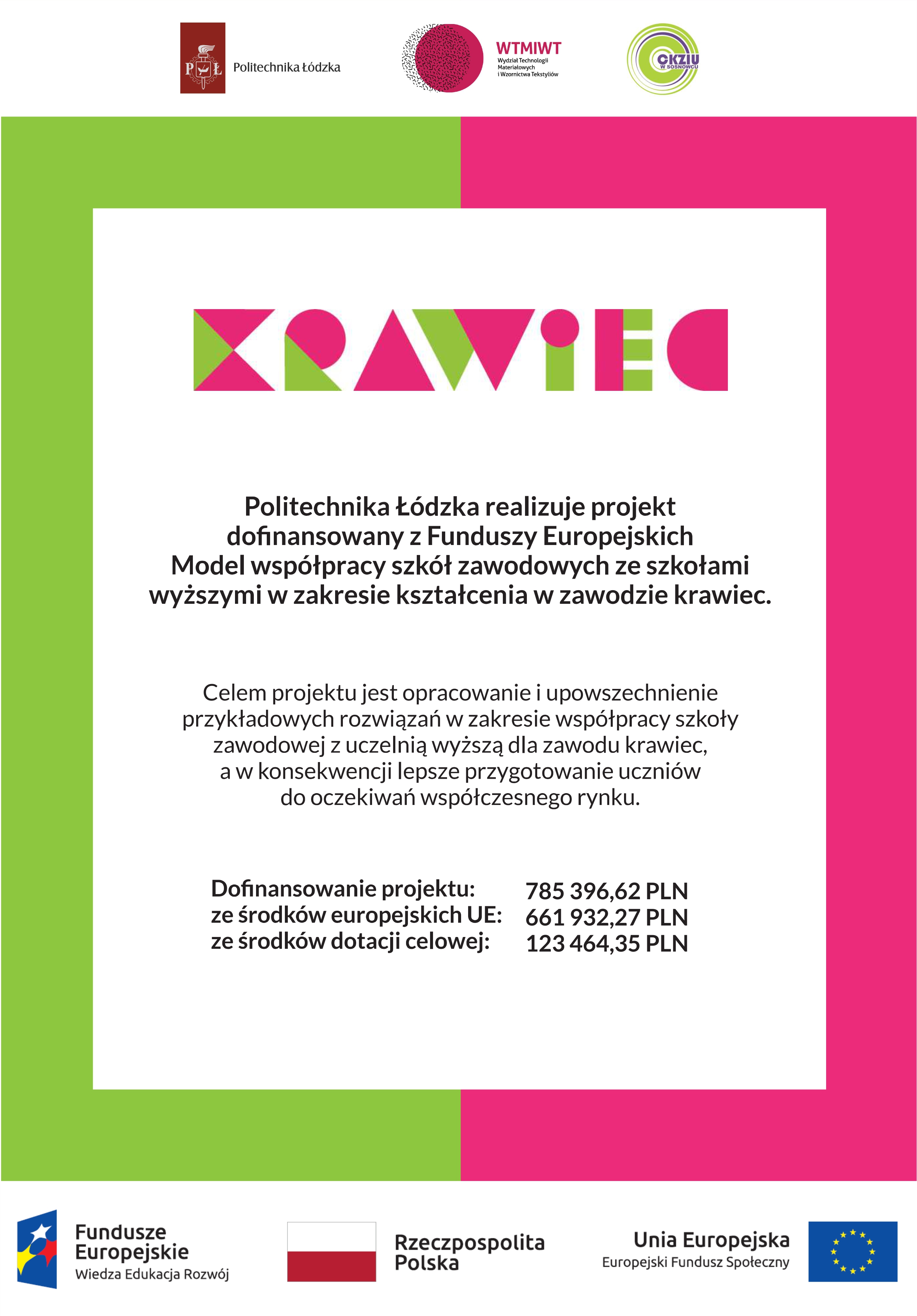 Plakat Projekt KRAWIEC