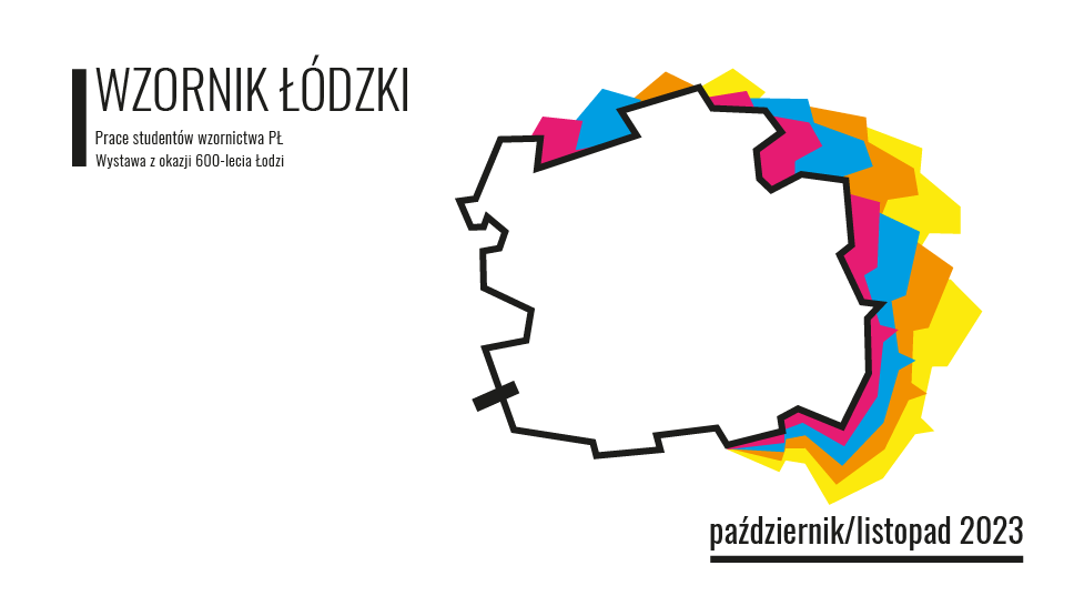 Plakat wystawy WZORNIK ŁÓDZKI