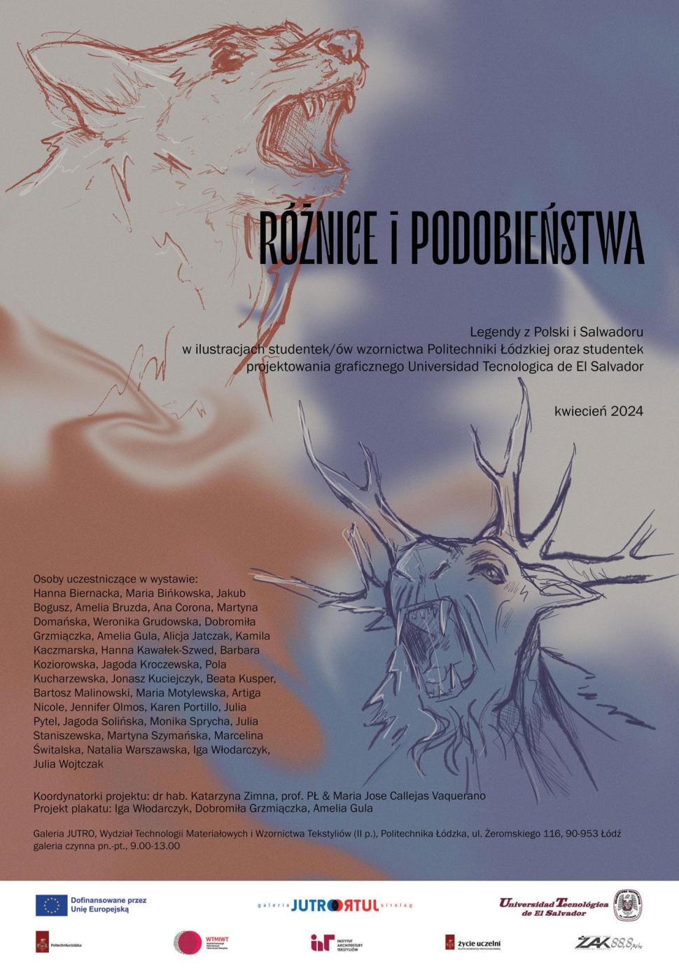 Plakat wystawy "Różnice i podobieństwa"