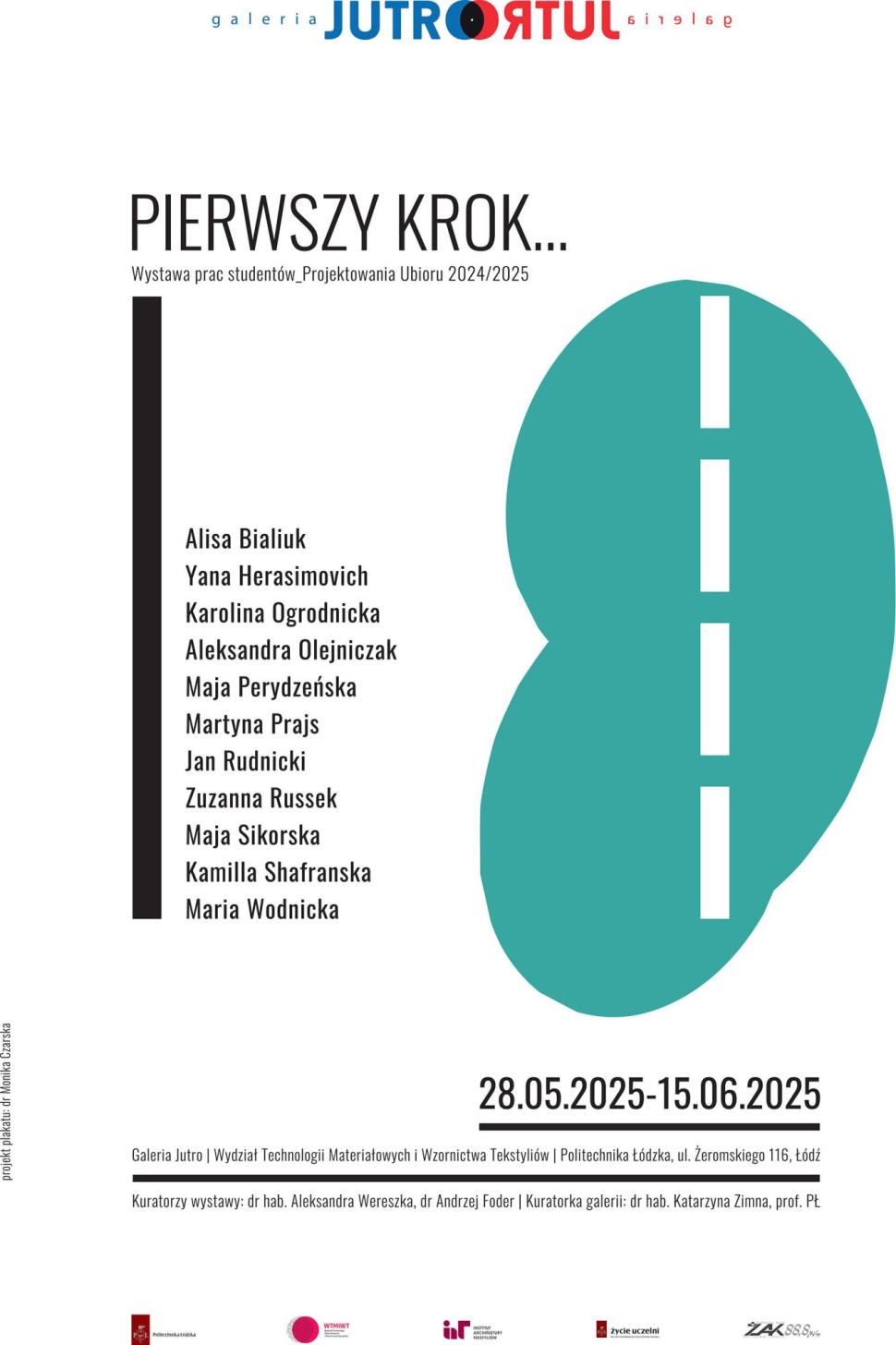 Plakat wystawy PIERWSZY KROK 2025