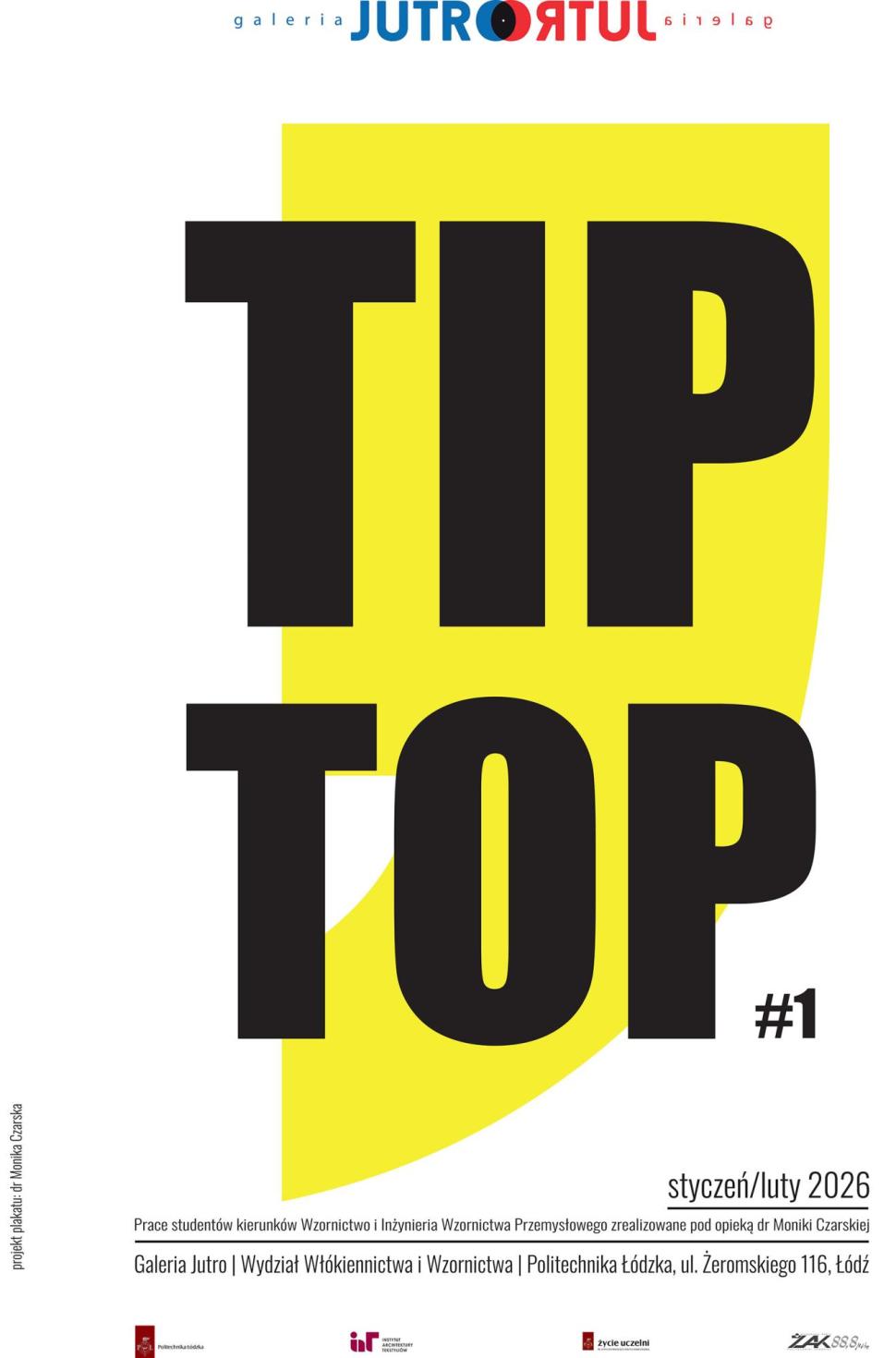 Plakat do wystawy TIP TOP #1