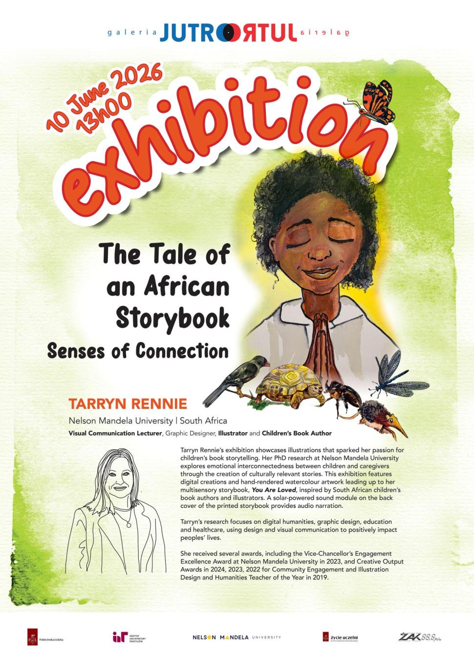 Plakat wystawy The Tale of an African Storybook: Senses of Connection