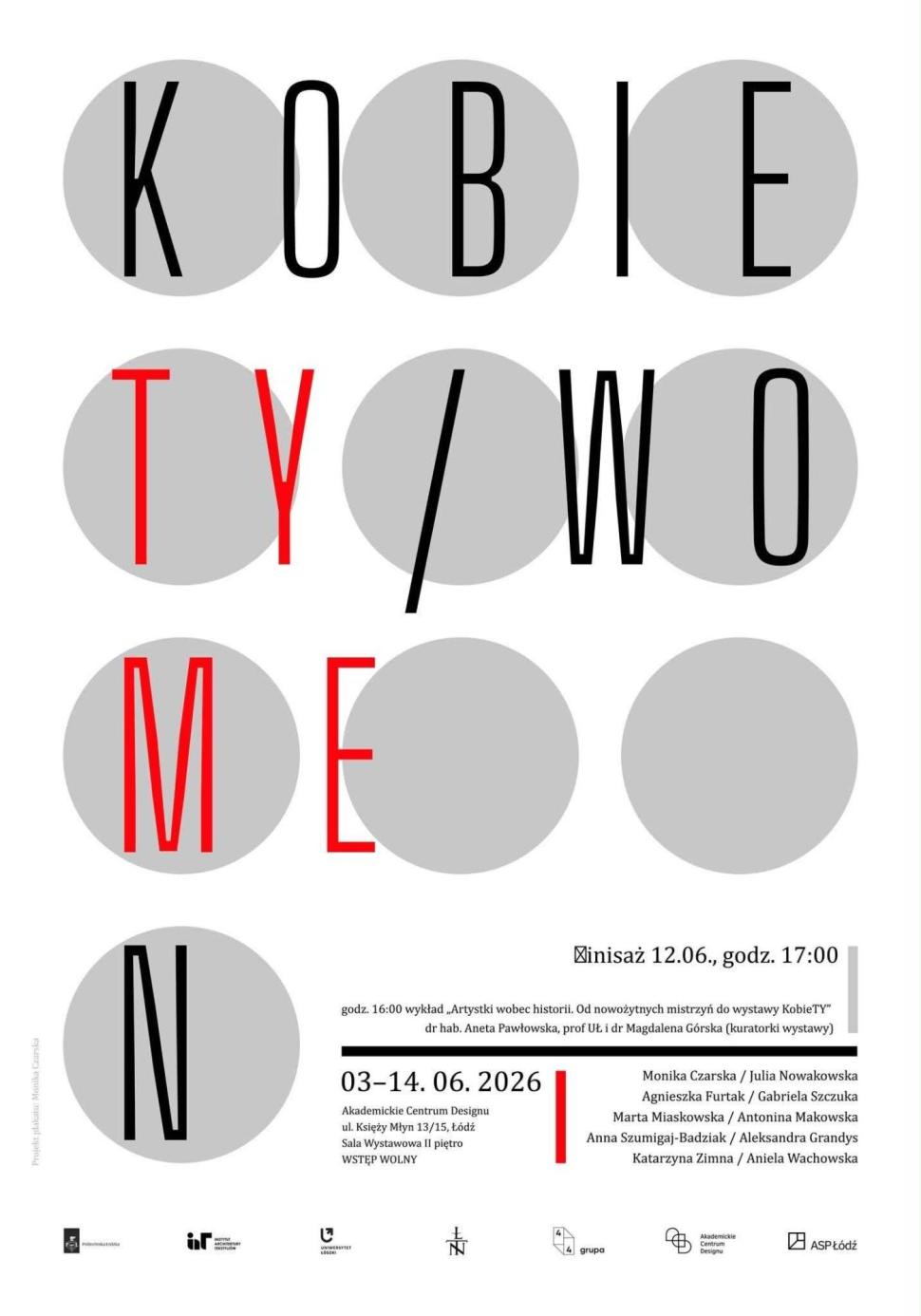 Plakat wystawy kobieTY_woMEn
