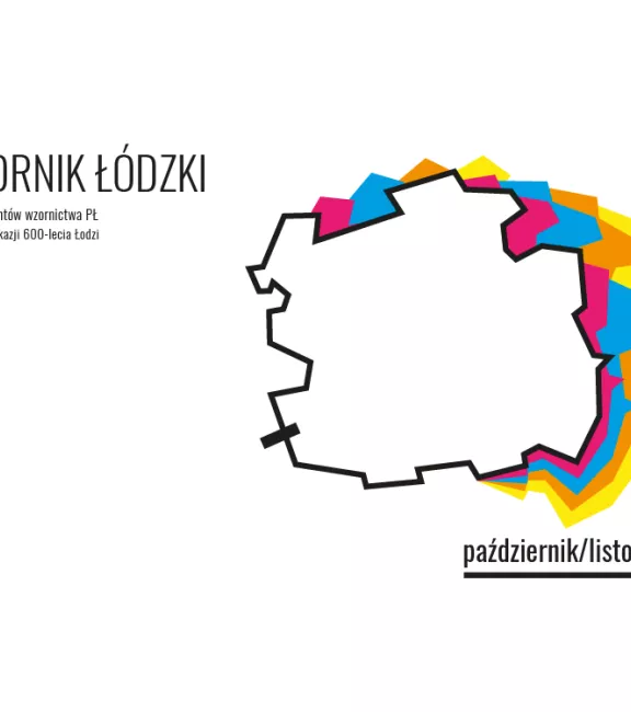 Plakat wystawy WZORNIK ŁÓDZKI
