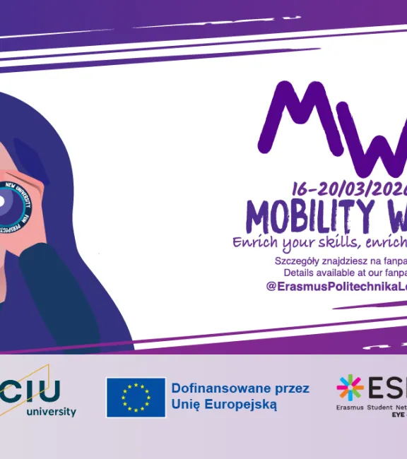 Baner ERASMUS+ Mobility Week